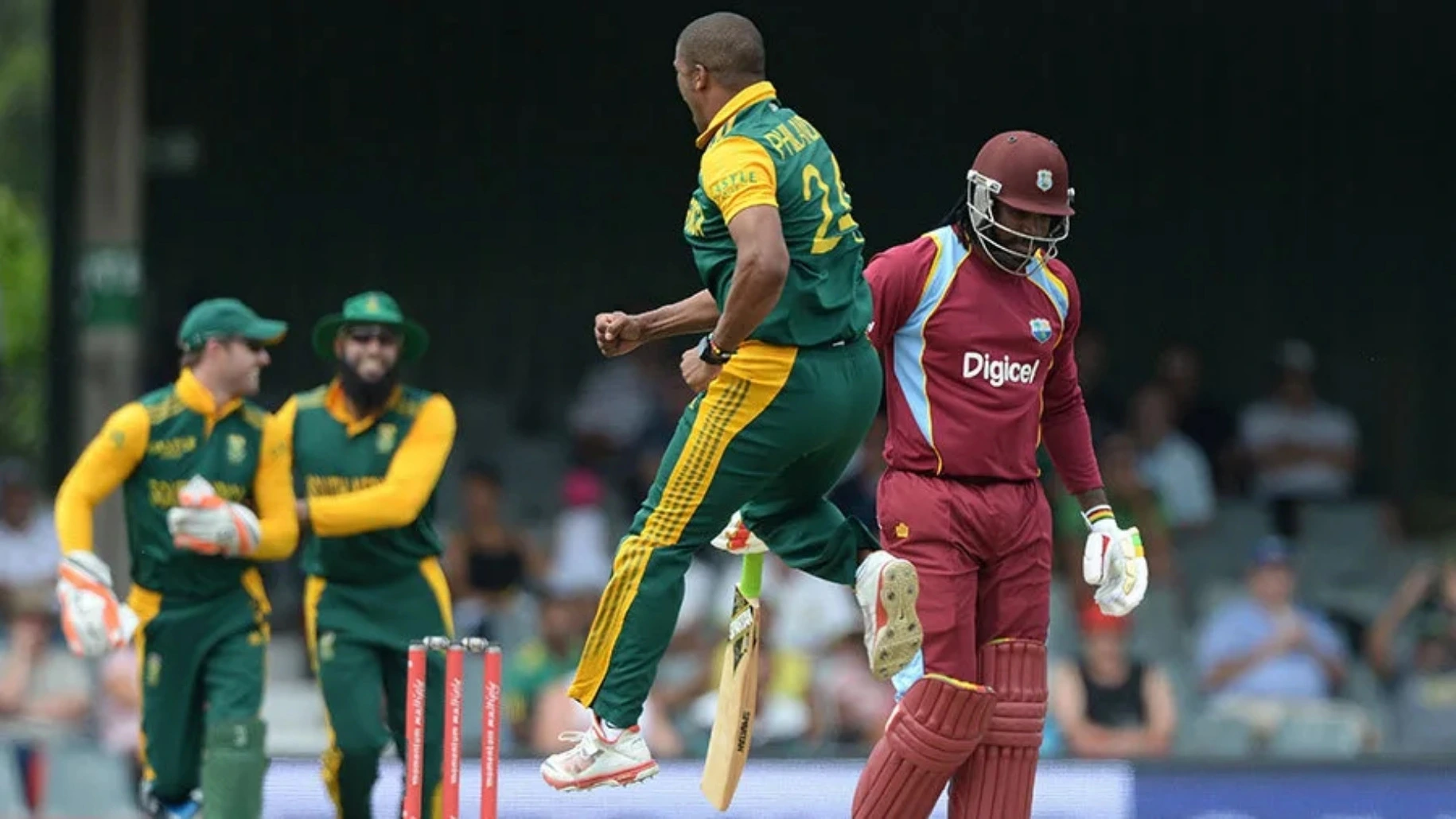 On 21 January 2015 at East London, South Africa defeated West Indies by 9 wickets in the five-match ODI series.