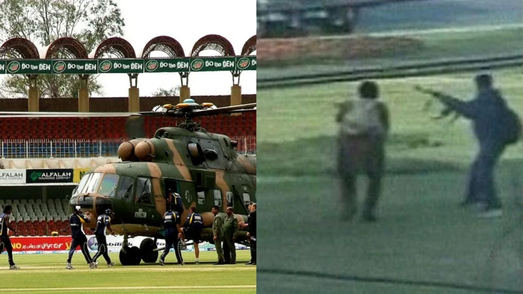 Terror attack on Sri Lankan team bus in Lahore on 3 March 2009.