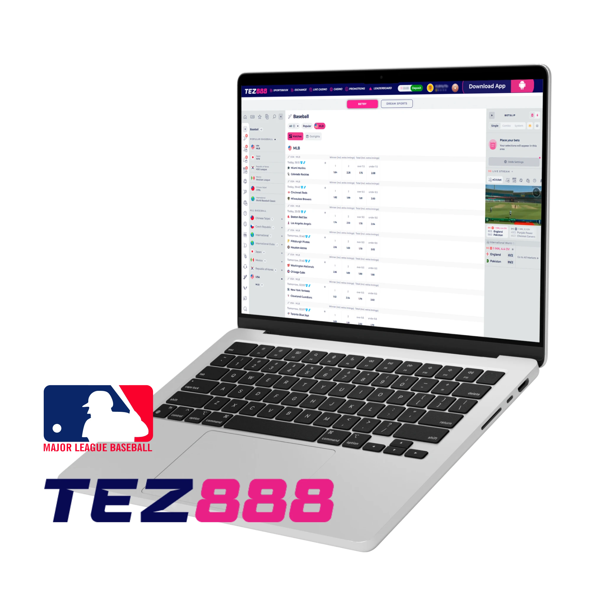 Why is Tez888 ranked 5th in our list of the best MLB baseball betting sites.