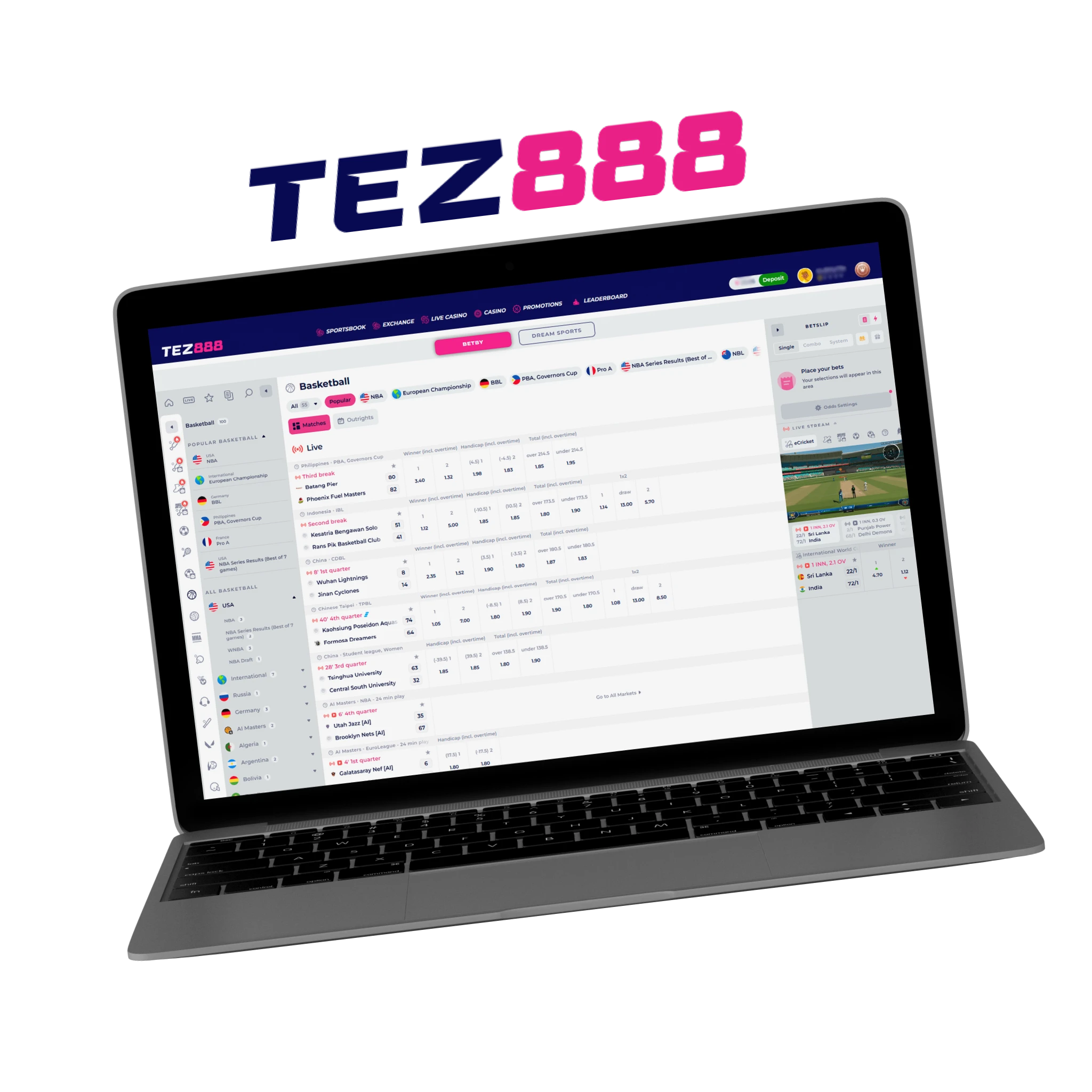 Tez888 is a reliable bookmaker with special VIP perks for loyal players.