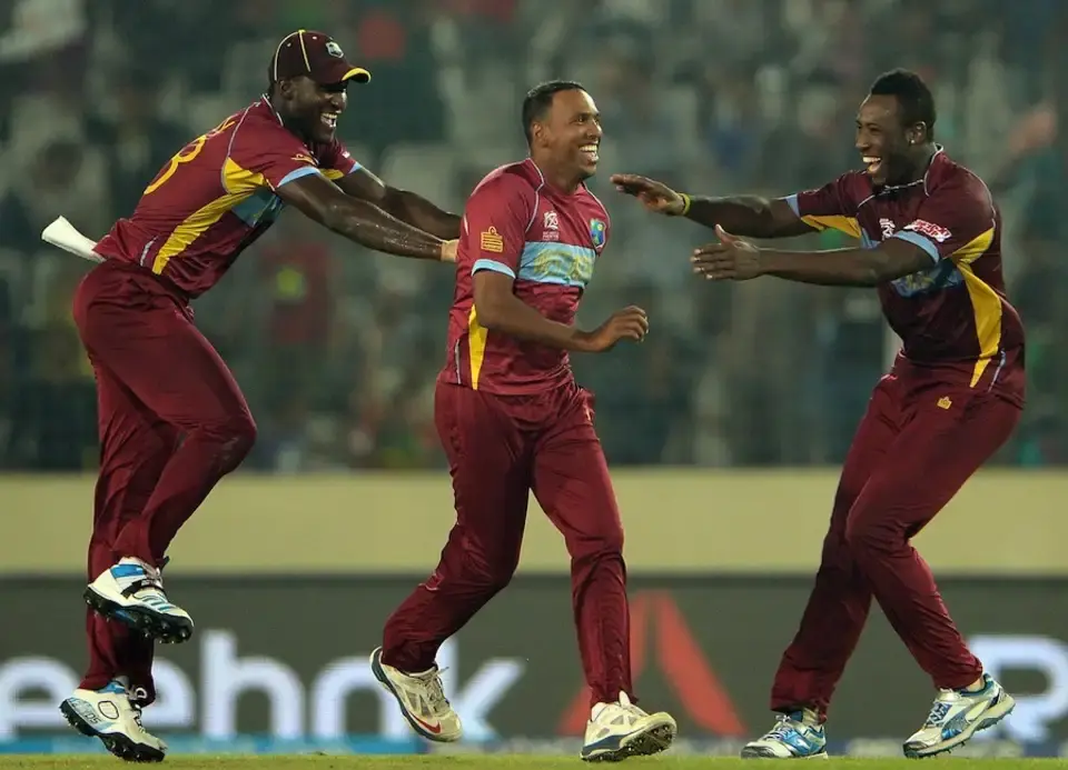 West Indies defeated Pakistan by 84 runs.