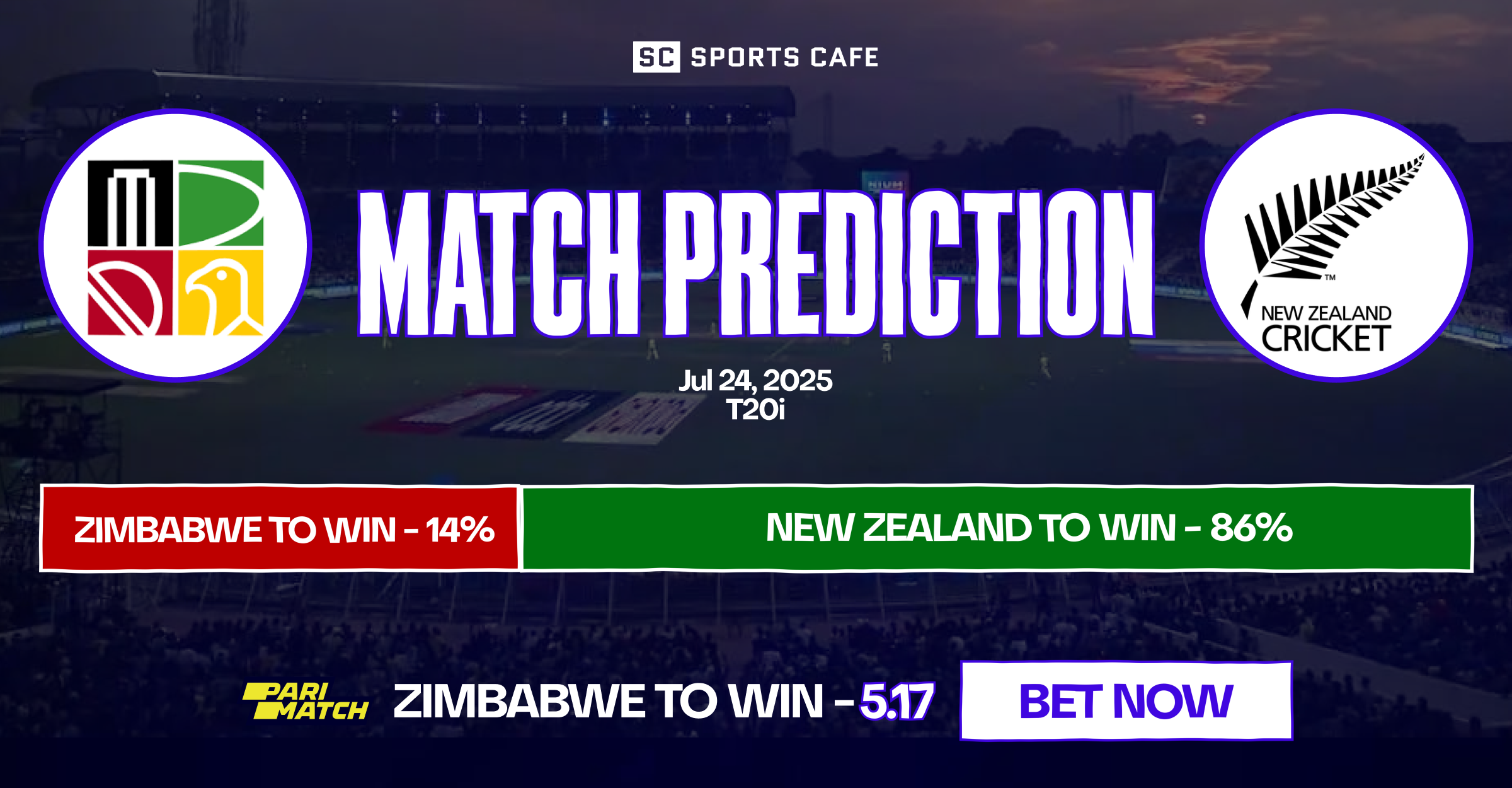 zimbabwe vs new zealand match prediction.